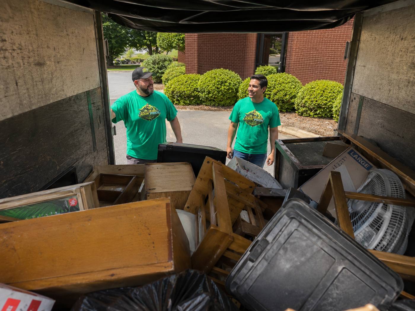 North Georgia Junk Pros crew at work